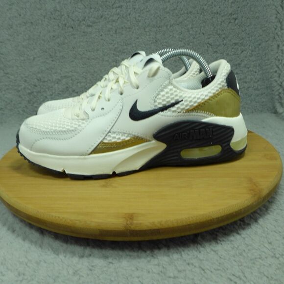 Nike Air Max Excee Phantom Metallic Gold Sneaker Woman's Size 6 Shoes DZ2619-001 - Picture 4 of 10